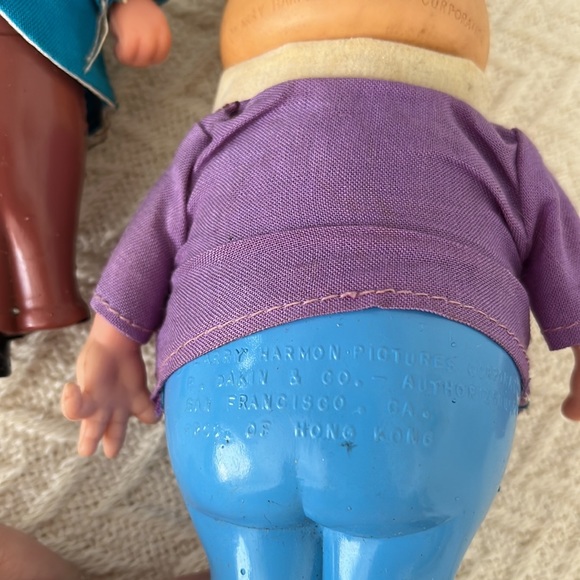 Vintage Laurel and Hardy R. Dakin & Co Dolls Figures Comedians.  8 Inch - Picture 9 of 9